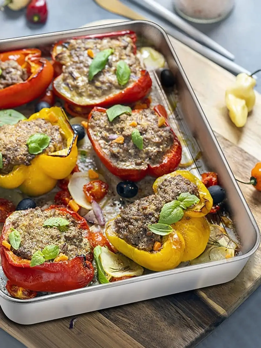 Haware 18-0 Paslanmaz Çelikten Yapılmış Fırın Tepsisi 72074062 Gri