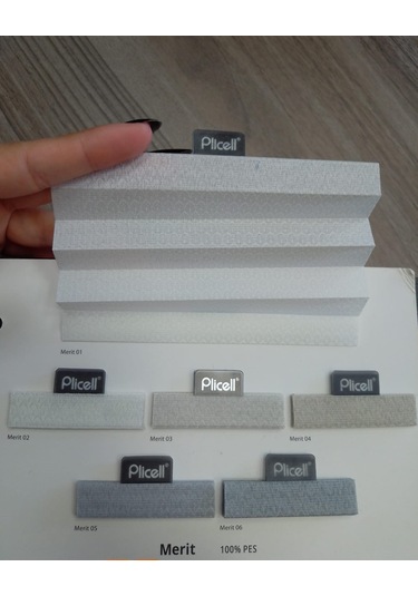 As Perde Merit Plicell Balkon Perdesi