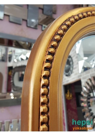 Matmazel Model Varaklı Ayaklı Boy Aynası Altın