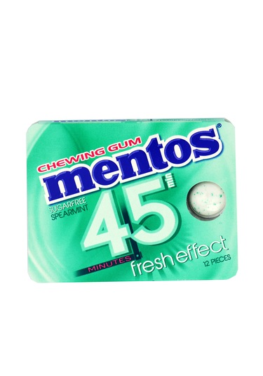 Mentos 45 Minutes Fresh Effect Chewing Gum Spearmint 18g