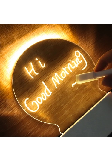 Usb Mesaj Panosu Tatil Işık Kalem Not Kurulu İle Yaratıcı Led