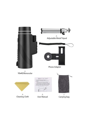 Monoküler Teleskop Yüksek Güçlü Monoküler Teleskop 40x60 Düşük Işıklı Teleskop