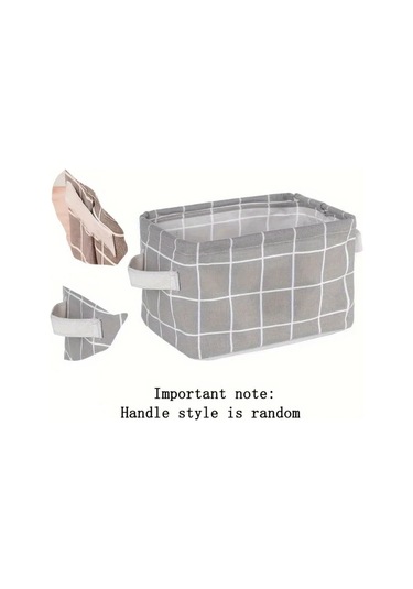 Tongdashop Siyah Katlanır Kare Desenli Saklama Organizer Su Geçirmez Toz Geçirmez Siyah