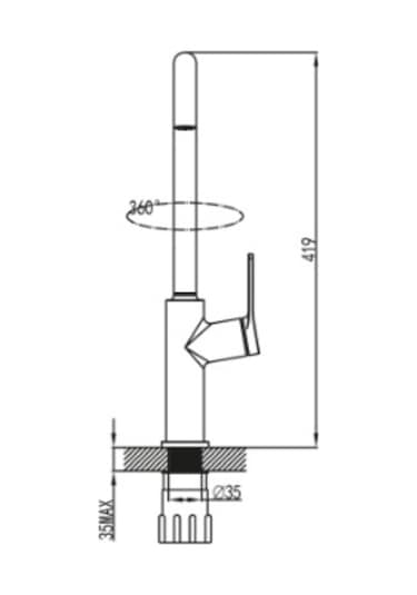 Nsk Nobia Eviye Bataryası Krom N3060702