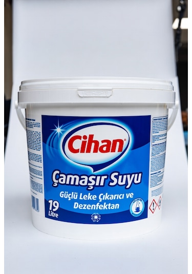 Cihan Çamaşır Suyu 19 Litre Tekli