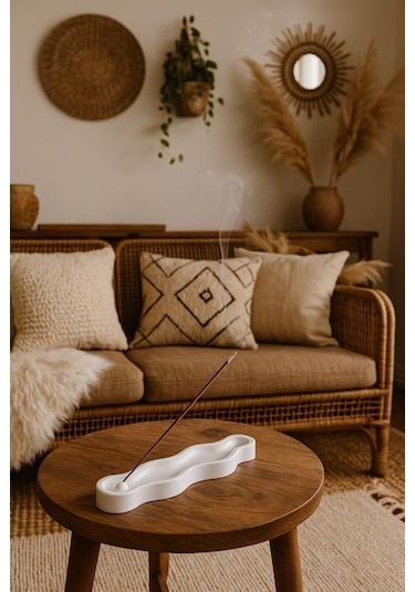 Taş Tozu Dekoratif Tütsülük Minimal & Estetik Tasarım