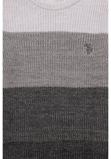 U.s. Polo Assn. Erkek Çocuk Antrasit Melanj Kazak /triko 50295576-vr081 Antrasit Melanj