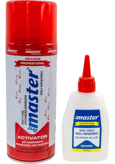 Master Mh-402 Mdf Metal Ahşap Plastik Hızlı Yapıştırıcı - 400 Ml. + 100 Gr. - 1 Adet