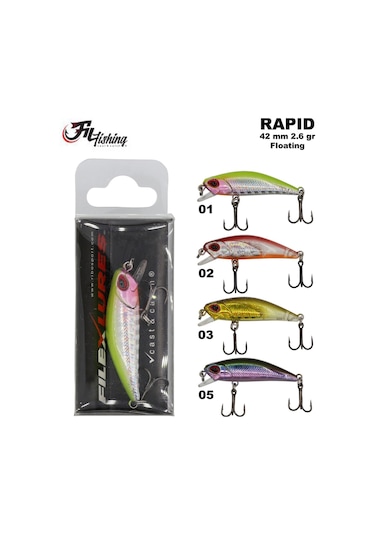 Filex Lures Rapid Floating Maket Balık 42 Mm 2.6 Gr