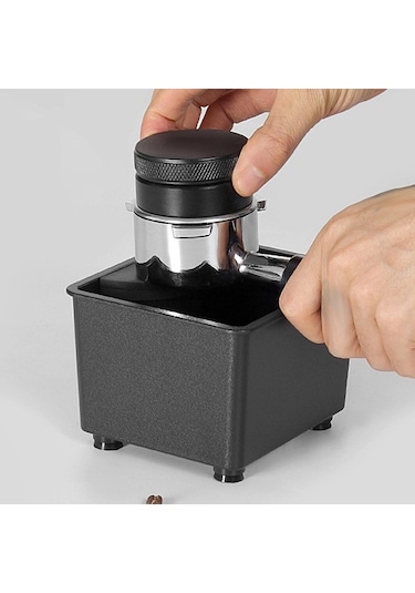 Suntek Sayaç Bar Mutfak Için Kahve Öğütülmüş Çöp Kutusu Siyah