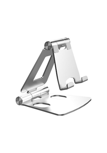 Mufunye Z20 Alüminyum Çift Katlanabilir Telefon Tablet Ayakçısı - 270 Döner Ev/ofis Tutucu - Hafif Taşınabilir Sabit Destek