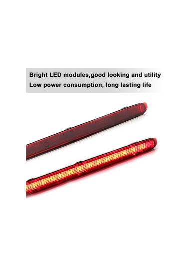 Kangvka Mercedes C-class W203 2001-2007 İçin Kırmızı Arka Fren Lambası, Plastik Yapı, Gz.m004 Modeli