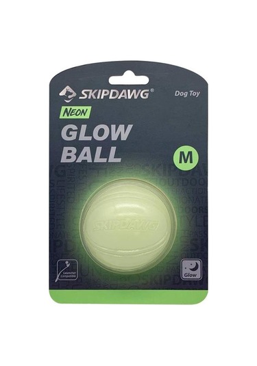 Gigwi Glow Ball Karanlıkta Parlayan Dayanıklı Köpek Oyun Topu 10 CM