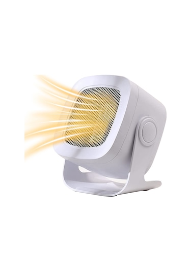 Symbee Eu Standartlı Masaüstü Taşınabilir Fanlı Isıtıcı - 800w Altı Güç, 20m²'ye Kadar Isıtma, Banyo/ev İçin Hızlı Isı, Ce Onaylı