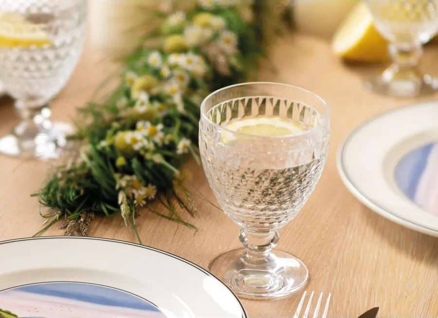 Villeroy & Boch Beyaz Şarap Bardağı, Boston, Kristal Cam 437267118 Beyaz