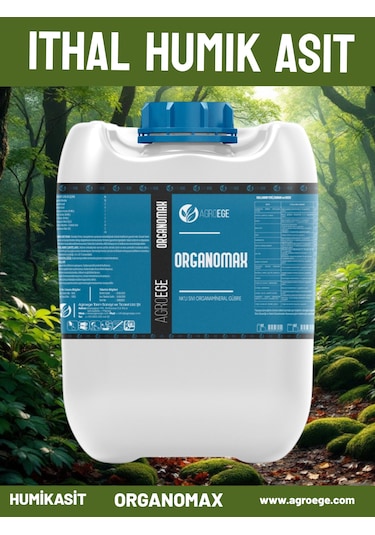 Agroege Organomax İthal Humik Fulvik Asit 20 LT
