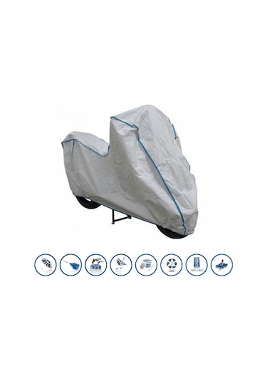 Spinelli Tyvek Motosiklet Brandası E1 Gümüş