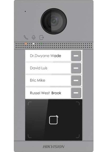 Ds-kv8413-wme1 C Intercom Sistemi Dış Ünite Villa Tipi Fiziki Buton-128603