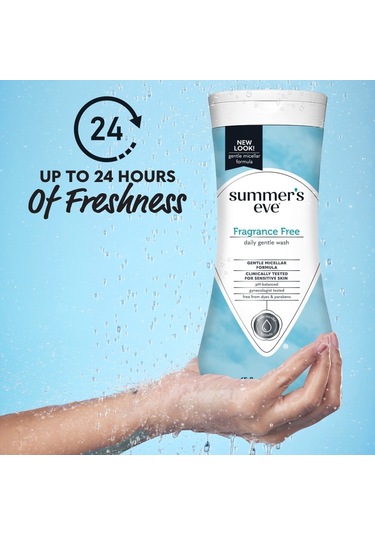 Summer's Eve Genital Bölge Temizleme Jeli Kokusuz Sensitive 444 Ml