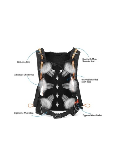 Artfulabode Torbası Sürme Su Sporları Siyah Sırt Sırt Katlanabilir Hava Hafif Çantası Çantası Bisiklet Bisiklet Açık Ay Siyah