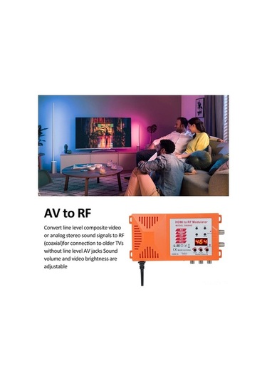 Carrier- Practical Tools, "pal/ntsc Dijital Rf Modülatörü - Tv