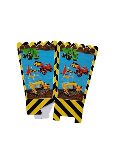 İnşaat Temalı Mısır Kutusu 8 Adet Tüm Yaşlar