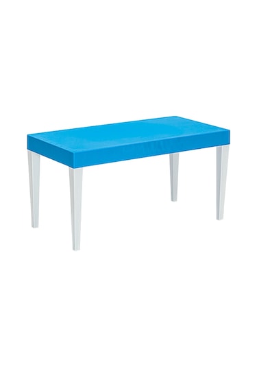 Junior Dikdörtgen Ergonomik Konforlu Kreş Çocuk Masası - Mavi