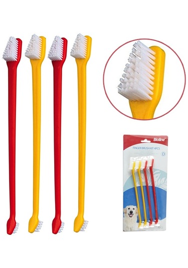 Bioline İki Uçlu Köpek Diş Fırçası 4 Glblseme - 55 Lü Set