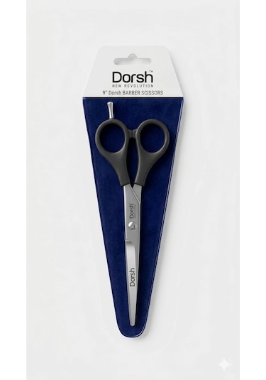 Dorsh Plastik Saplı Profesyonel Berber Makası 6"