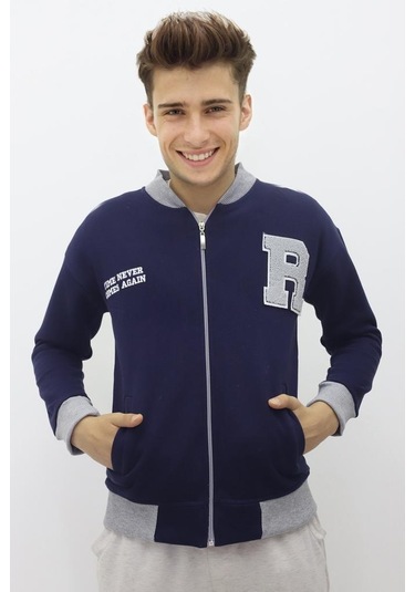 Gala Unisex Fermuarlı Kız Erkek Kolej Ceket 001