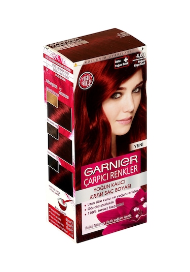 GARNİER ÇARPICI RENKLER SAÇ BOYASI 4.60 YOĞUN KOYU KIZIL