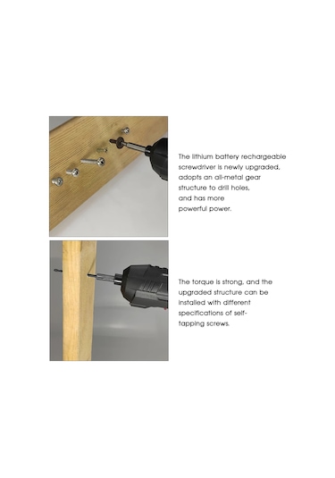 3.6v Akülü Elektrikli Elektrikli Tornavida Seti 47 Adet