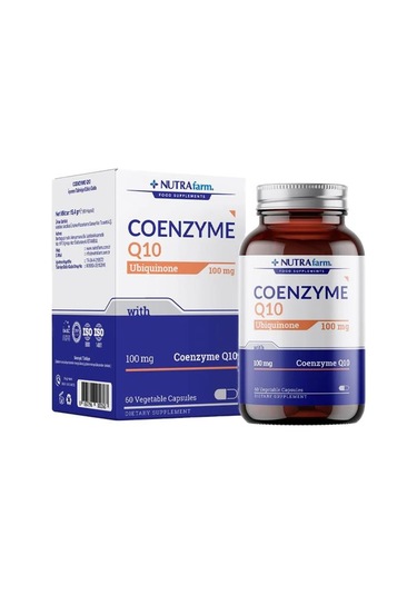 Nutrafarm Coenzyme Q10 100mg 60 Bitkisel Kapsül