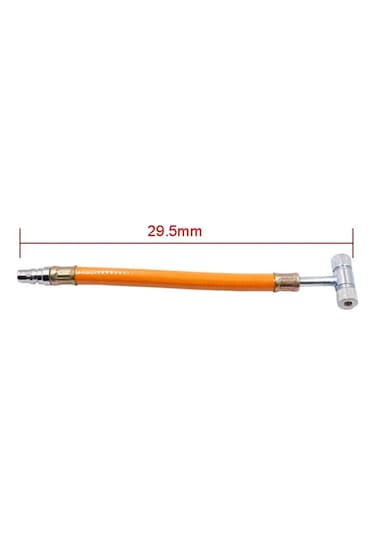 Sones 4 Pcs Lastik Çift Kafalı Hava Nozulu Araba Motosiklet Bisiklet Hava Nozulu Tşekilli Hortum