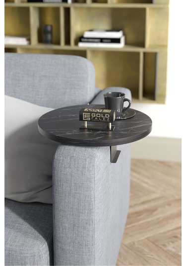 Yan Sehpa Ayarlanabilir Tepsi Dekoratif Modern Tepsi Koltuk Sehpası Bendir Çok Renkli