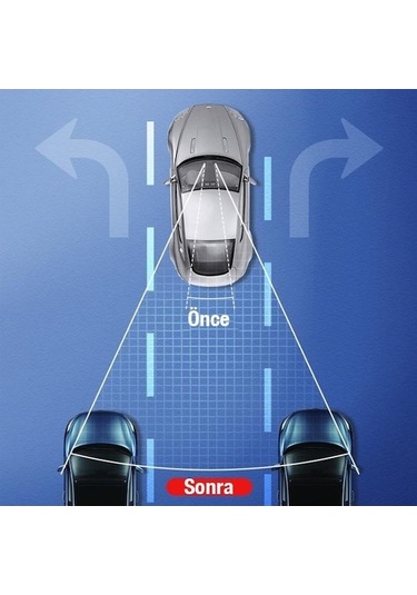 Tongxida Coofbe Dışbükey Geniş Açılı Araç Aynası Kör Nokta Azaltıcı Ultra Şeffaf Ayna