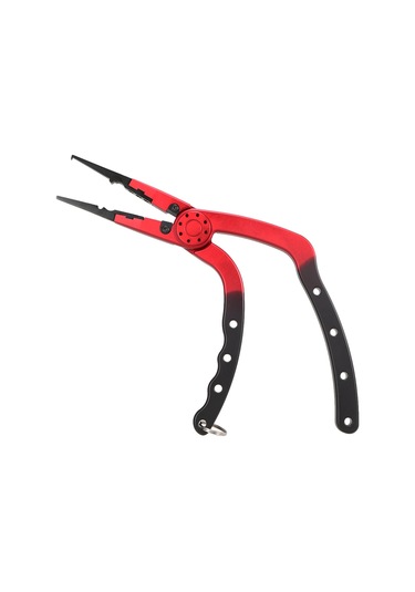 Yuntech01 Alüminyum Balıkçı Pensi - Uzatılabilir Askı Ve Korumalı Kılıf İle Çok Fonksiyonlu, Kırılmaz, Taşınabilir Kırmızı/siyah Veya Mavi/siyah