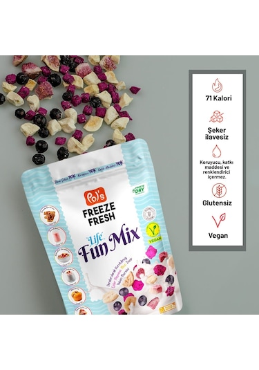Pol's Freeze Fresh Dondurularak Kurutulmuş Fun Mix 20 G 20 G