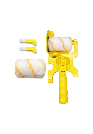 Temiz Kesim Boya Kenar Fırçası, Çok İşlevli Çıkarılabilir Temizleme Fırçası Duvar Tavan İçin Güvenli Aletler 1 Set Uzun Saplı