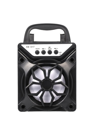 Yunboo Taşınabilir Bluetooth Hoparlör - Tf Kart Desteği, Bass Ses Kalitesi, Kare Dans İçin Siyah