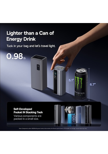 Baseus Energeek Gr11 Pbank 20kmah 145w-titanyum Metalik Gri