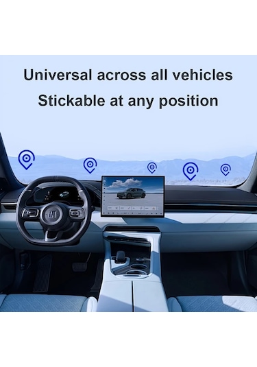 Motion003 Pandafaucet Manyetik Araba Telefon Tutacağı Siyah 360 Dönebilen Güçlü Emiş Kavrama Araçlar Banyolar İçin Siyah