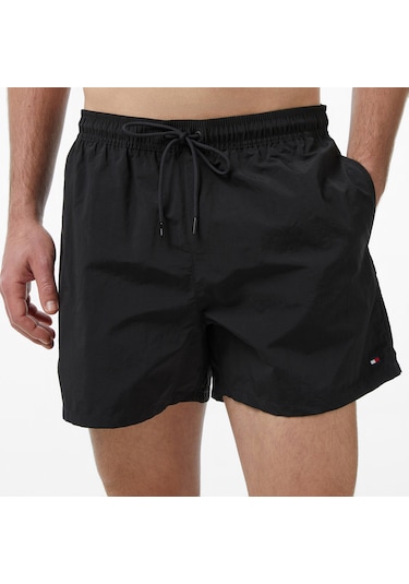 Tommy Hilfiger Medium Drawstring Erkek Siyah Deniz Şortu Um0um03477 2800282