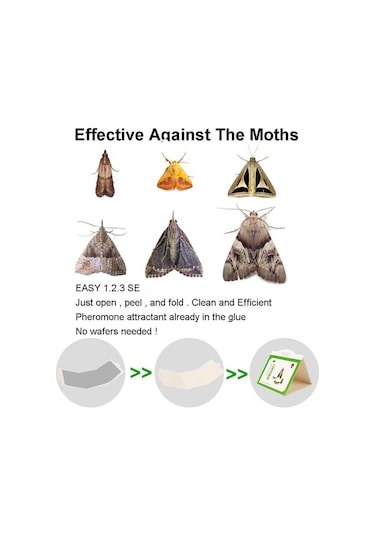 Güveler Feromon Öldürücü Haşere Sinek Böcekleri Reddetmek 5 Adet Elbise Kiler Gıda G Tuzağı Benler Etiket Haşere Öldürücü 56379833