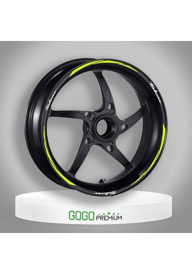 Florasan Sarı Bajaj Pulsar Uyumlu 1 Set Jant Şeridi