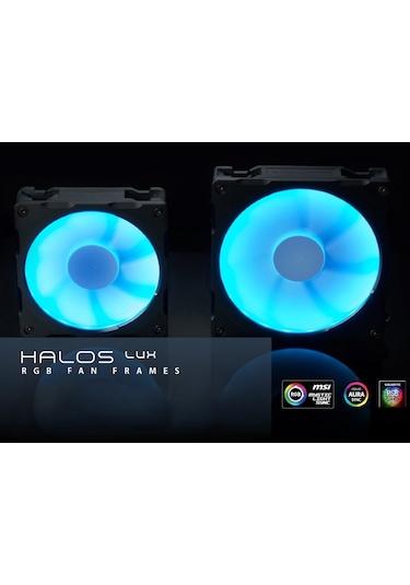 Phanteks Halos Lux Rgb Led Işıklı Fan Çerçevesi. 140Mm 3 Adet