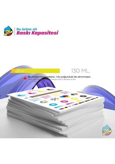 Hp 738 Xl 676m8a 300 Ml Sarı Uyumlu Kartuş / Designjet T850 / T950