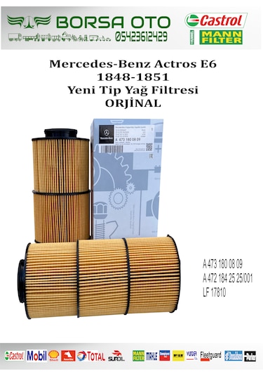 A4731800809 Mercedes Benz Actros Iı, Arocs, Antos Kw 310- Hp 421