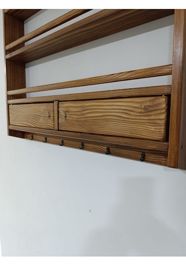 Kardemir Mutfak Terek Rafı 60 70 Cm Ceviz