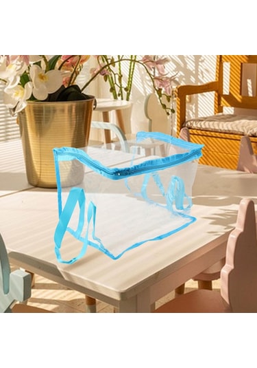 Homyl Temizle Kitap Saklama Çantası Seyahat Ev Ofis Için Su Mavi